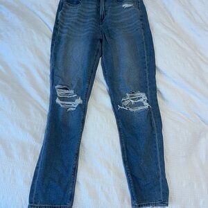 Distressed Blue Jeans for Women